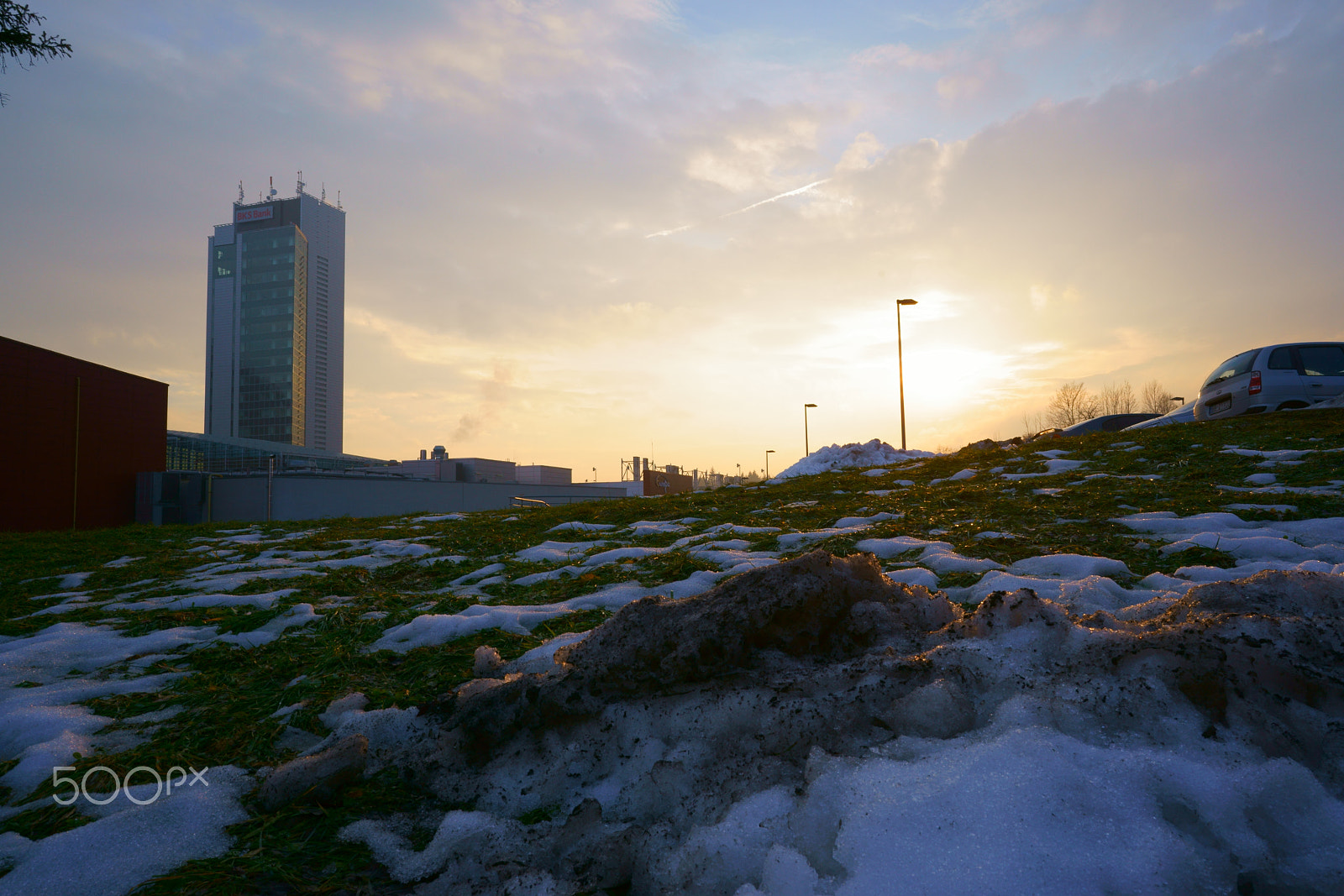 ZEISS Batis 25mm F2 sample photo. Snowy sunset photography