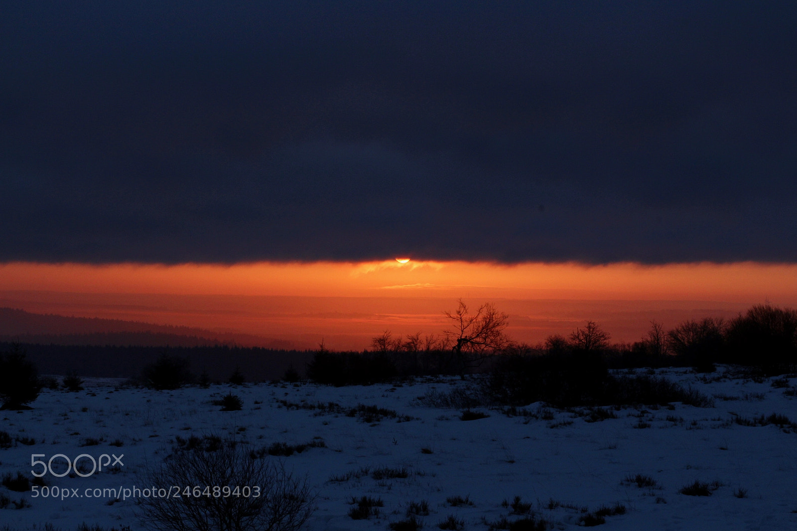 Canon EOS 700D (EOS Rebel T5i / EOS Kiss X7i) sample photo. Snow sunrise signal de photography