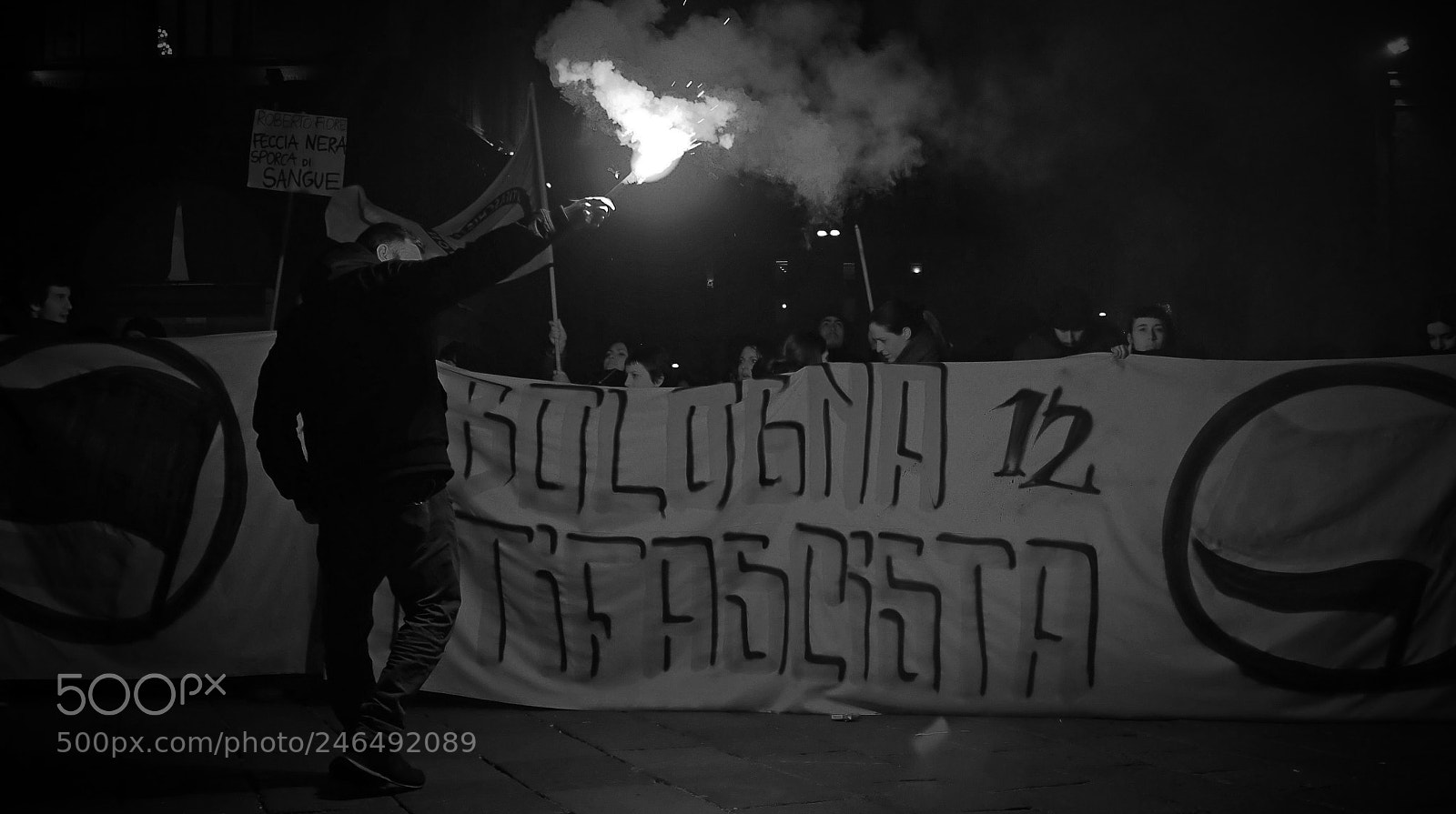 Olympus OM-D E-M1 Mark II sample photo. Bologna antifascista photography