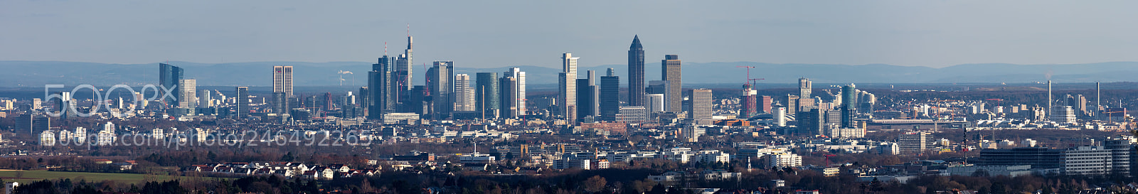 Olympus OM-D E-M1 Mark II sample photo. Frankfurter skyline photography