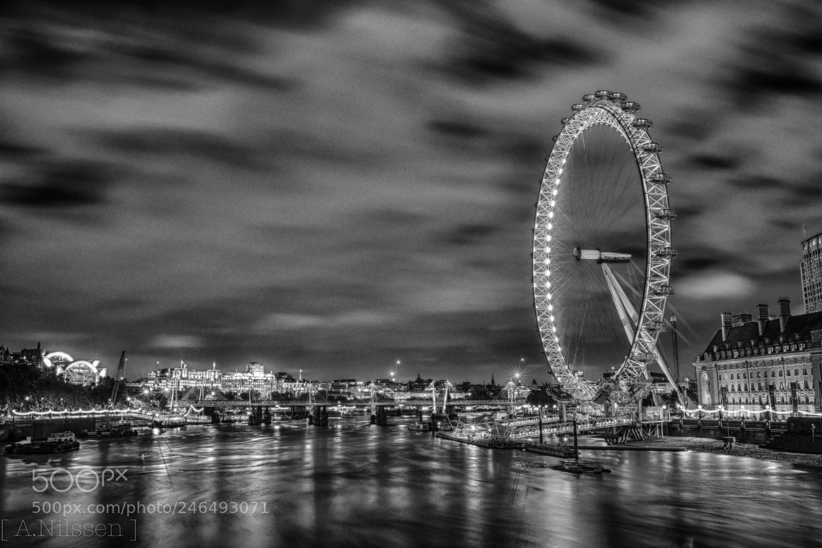 Nikon D7100 sample photo. London eye photography