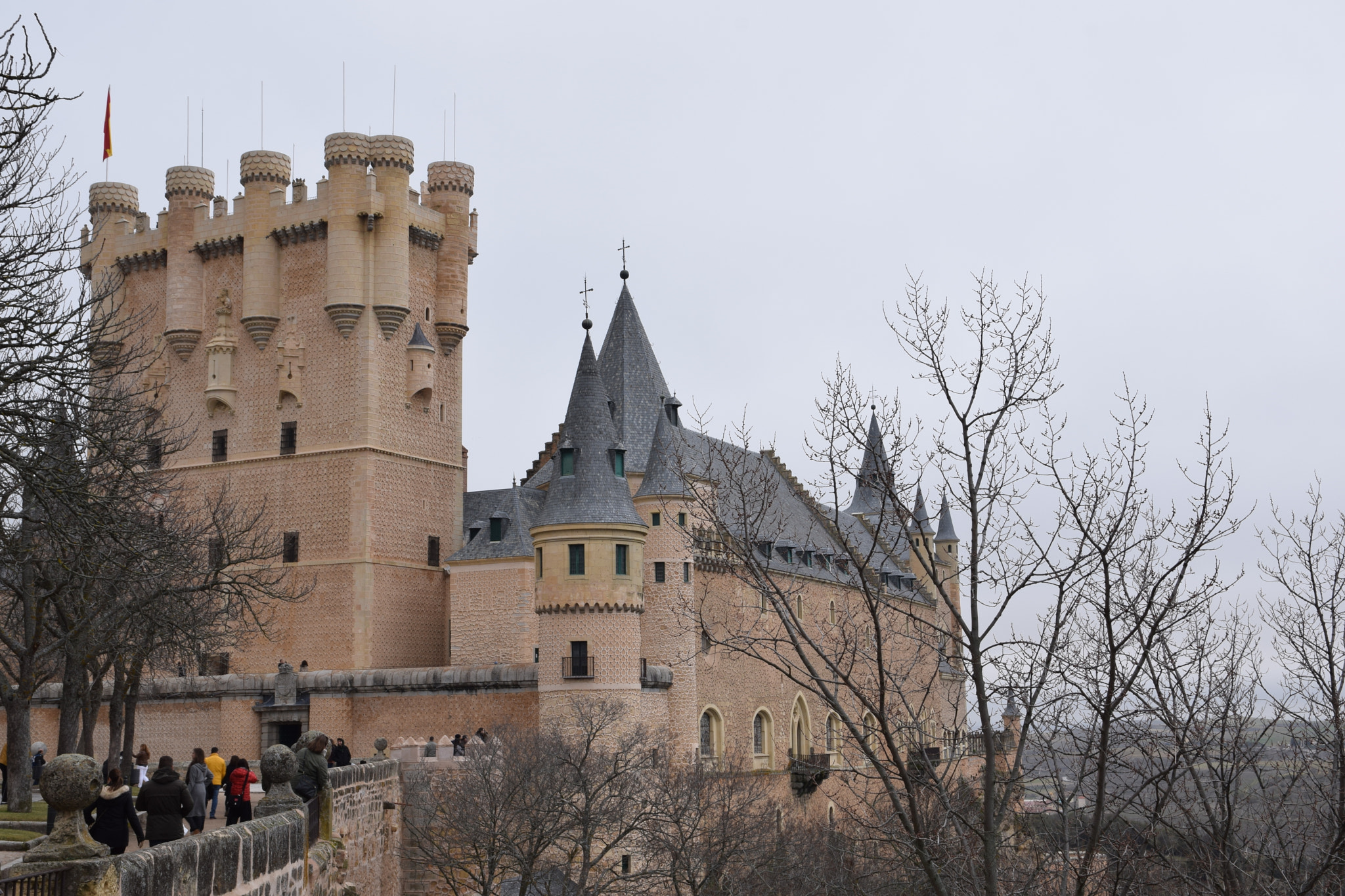 Nikon D3300 + Sigma 17-70mm F2.8-4 DC Macro OS HSM | C sample photo. Alcazar de segovia photography