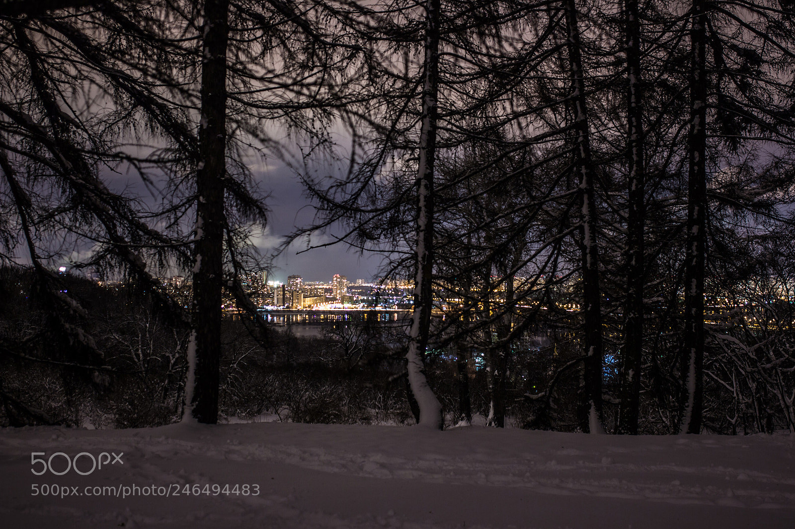 Canon EOS 700D (EOS Rebel T5i / EOS Kiss X7i) sample photo. Panorama of the night photography