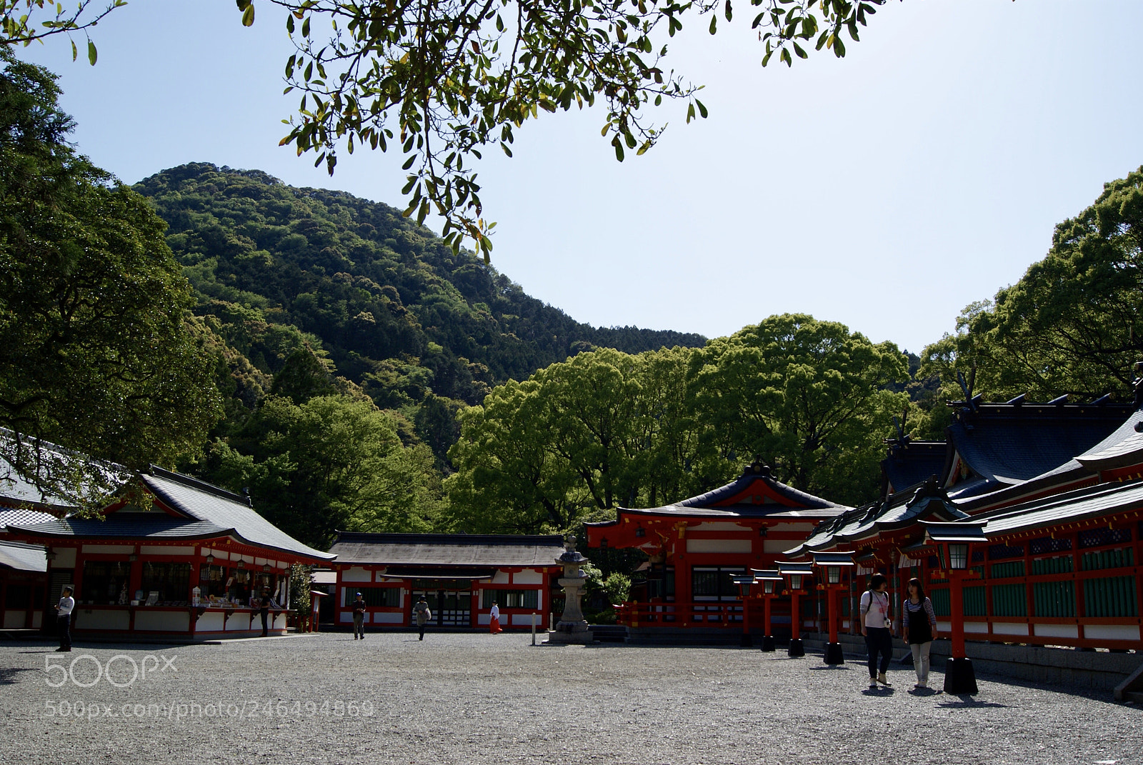 Sony Alpha DSLR-A330 sample photo. 熊野速玉大社の境内 photography