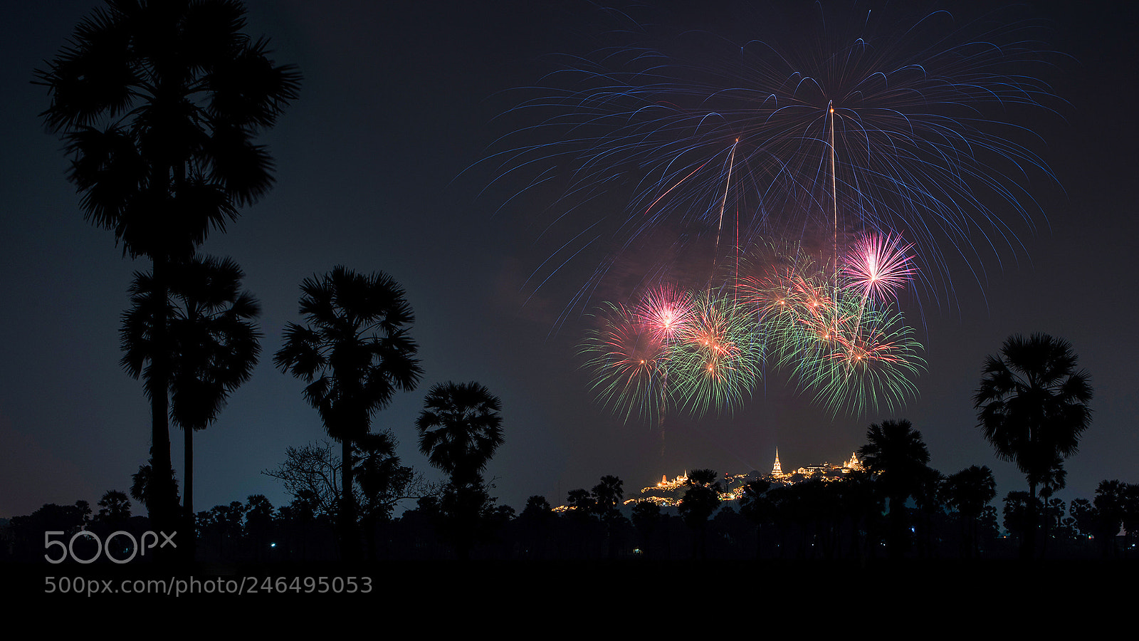 Nikon D810 sample photo. Fireworks petchburi photography
