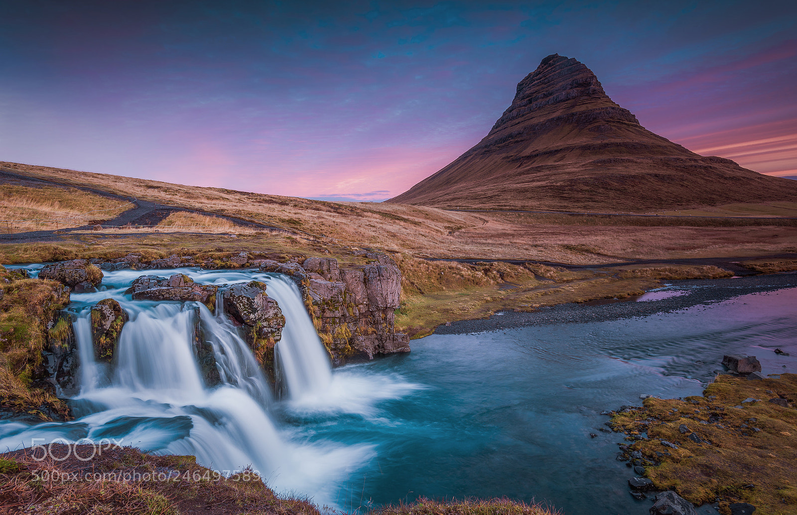 Nikon D810 sample photo. Kirkjufell falls photography
