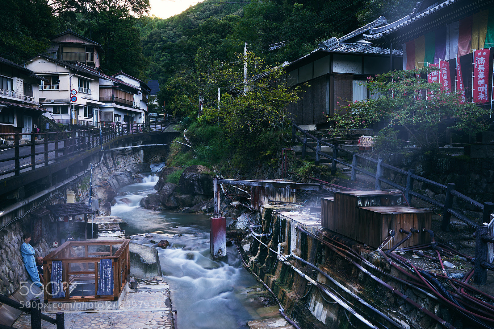 Sony a7R sample photo. Yunomine onsen photography