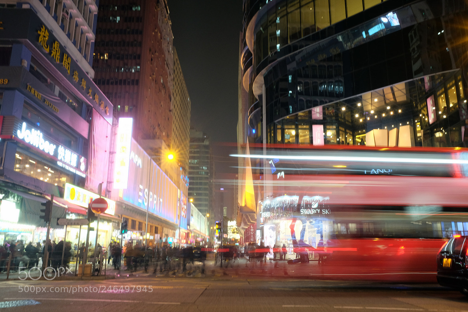 Fujifilm X70 sample photo. Night scene in mongkok photography