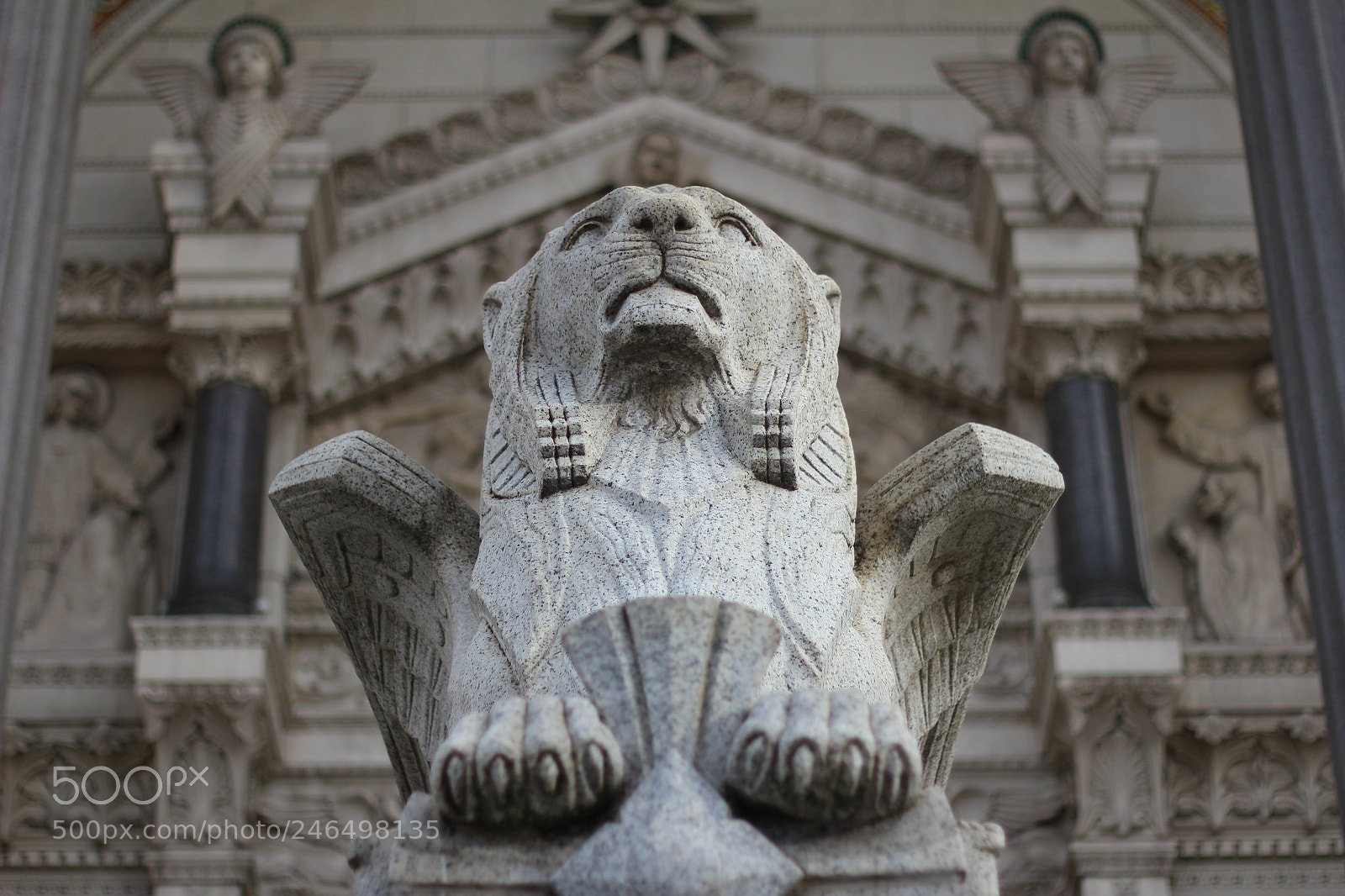 Canon EOS 600D (Rebel EOS T3i / EOS Kiss X5) + Canon EF 50mm F1.8 II sample photo. Lion statue at the photography
