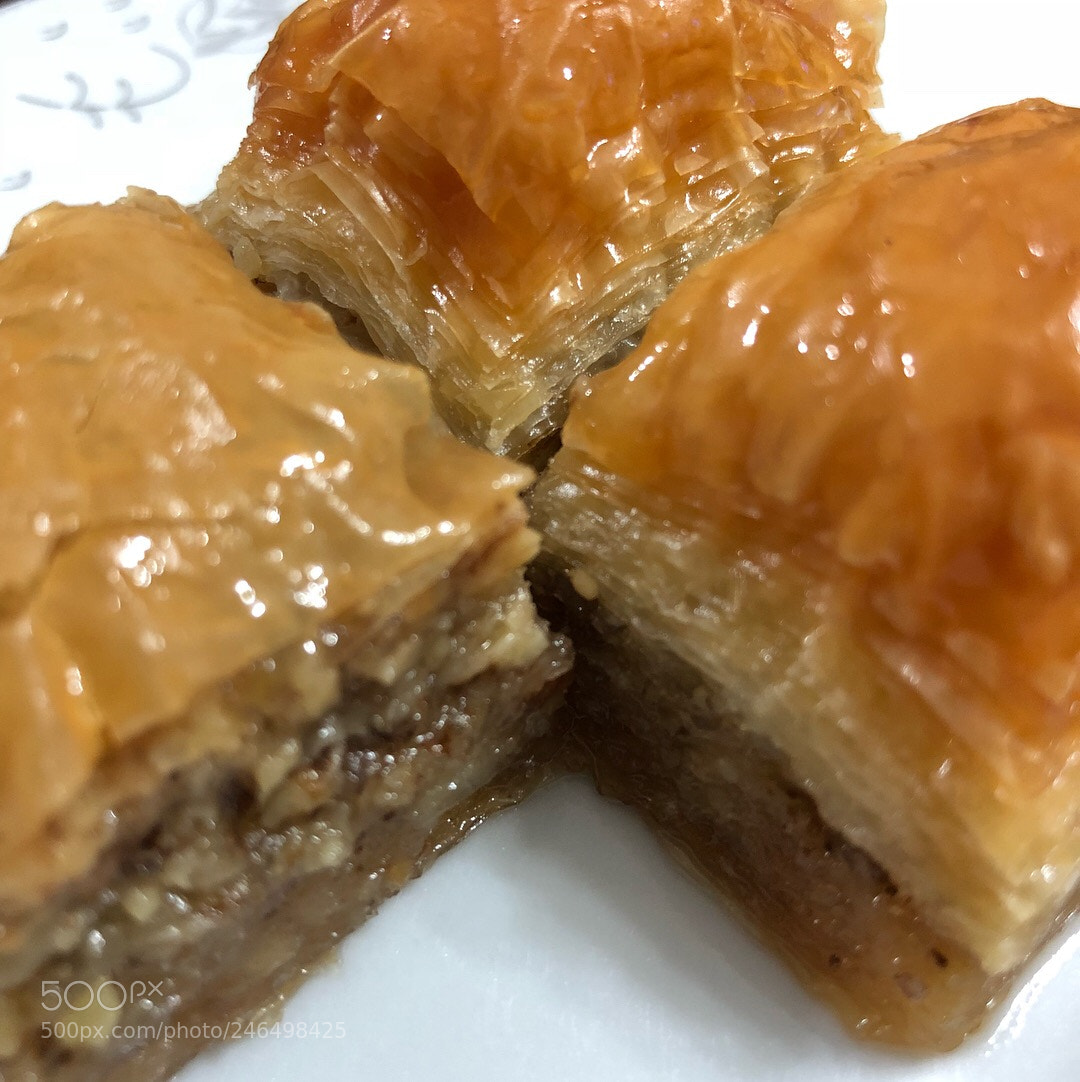 Apple iPhone 8 Plus sample photo. Turkish baklava photography