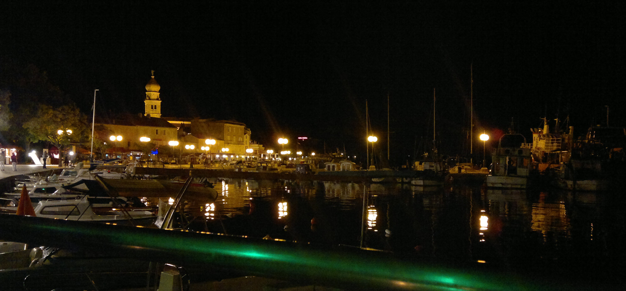 Nokia N8-00 sample photo. Krk by night photography