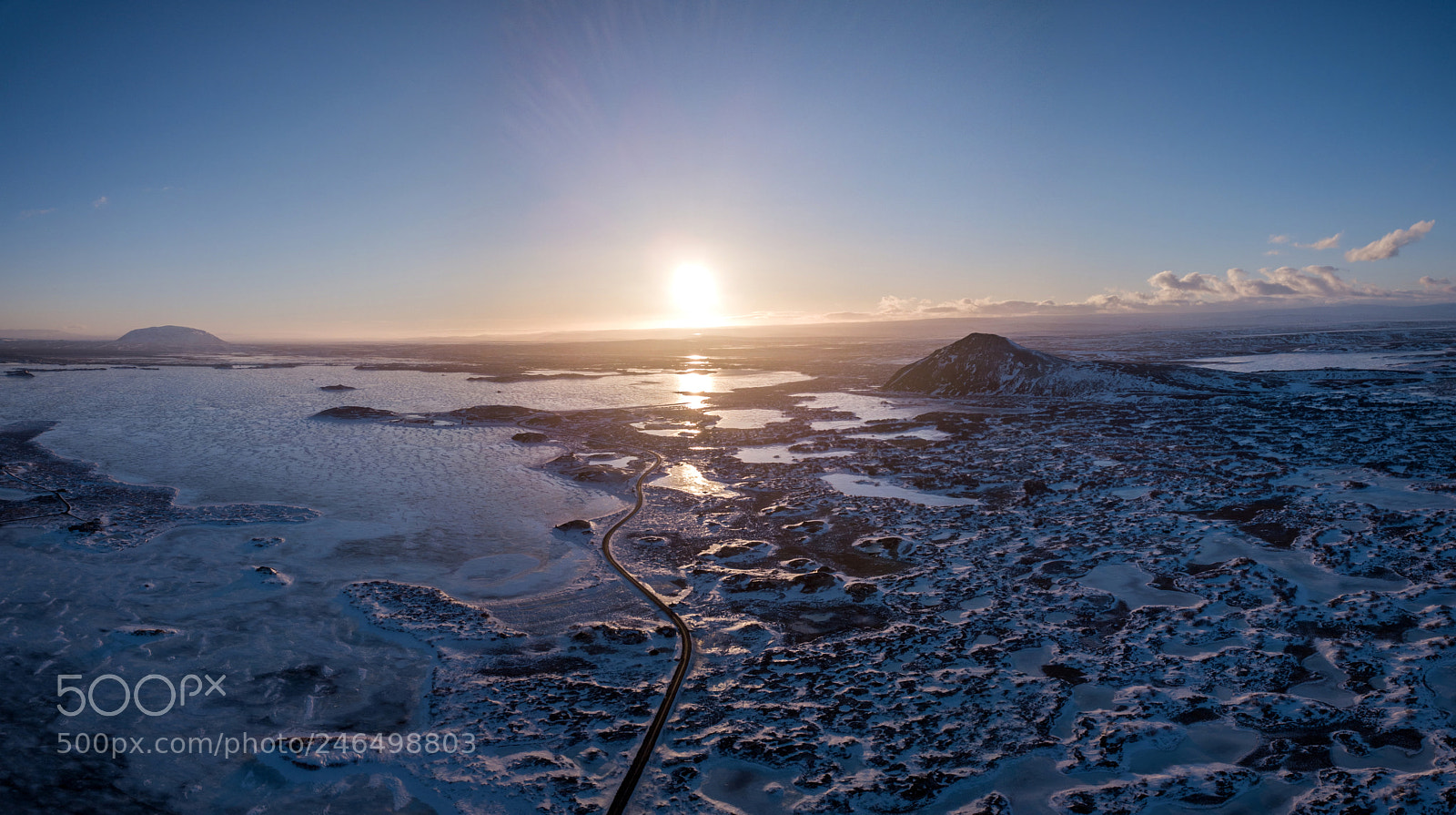 DJI FC220 sample photo. Mývatn photography