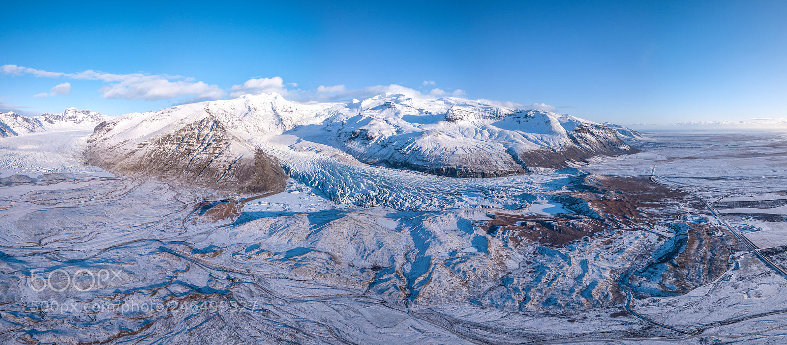 DJI FC220 sample photo. Svínafellsjökull photography