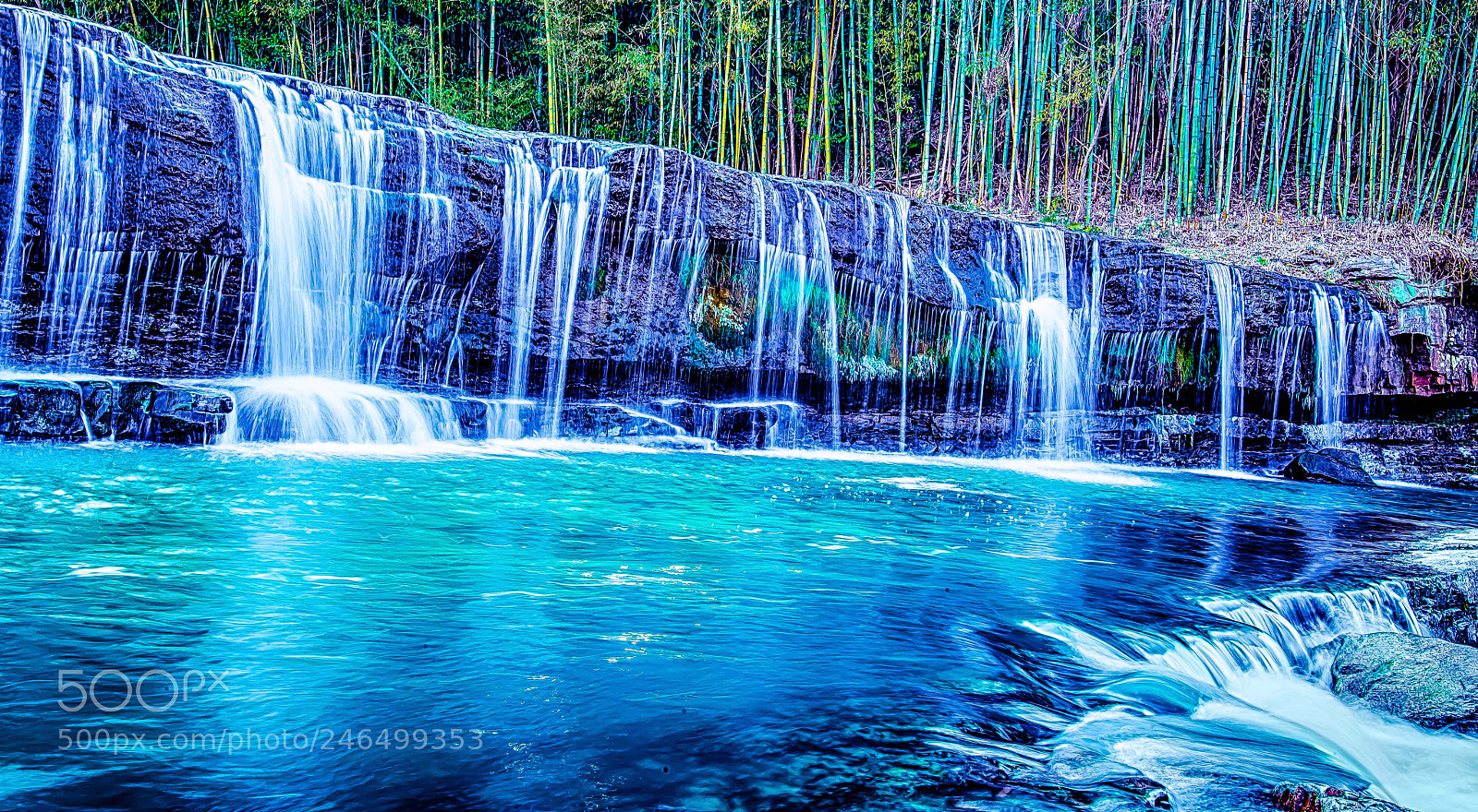 Nikon D800E sample photo. Called black waterfall photography