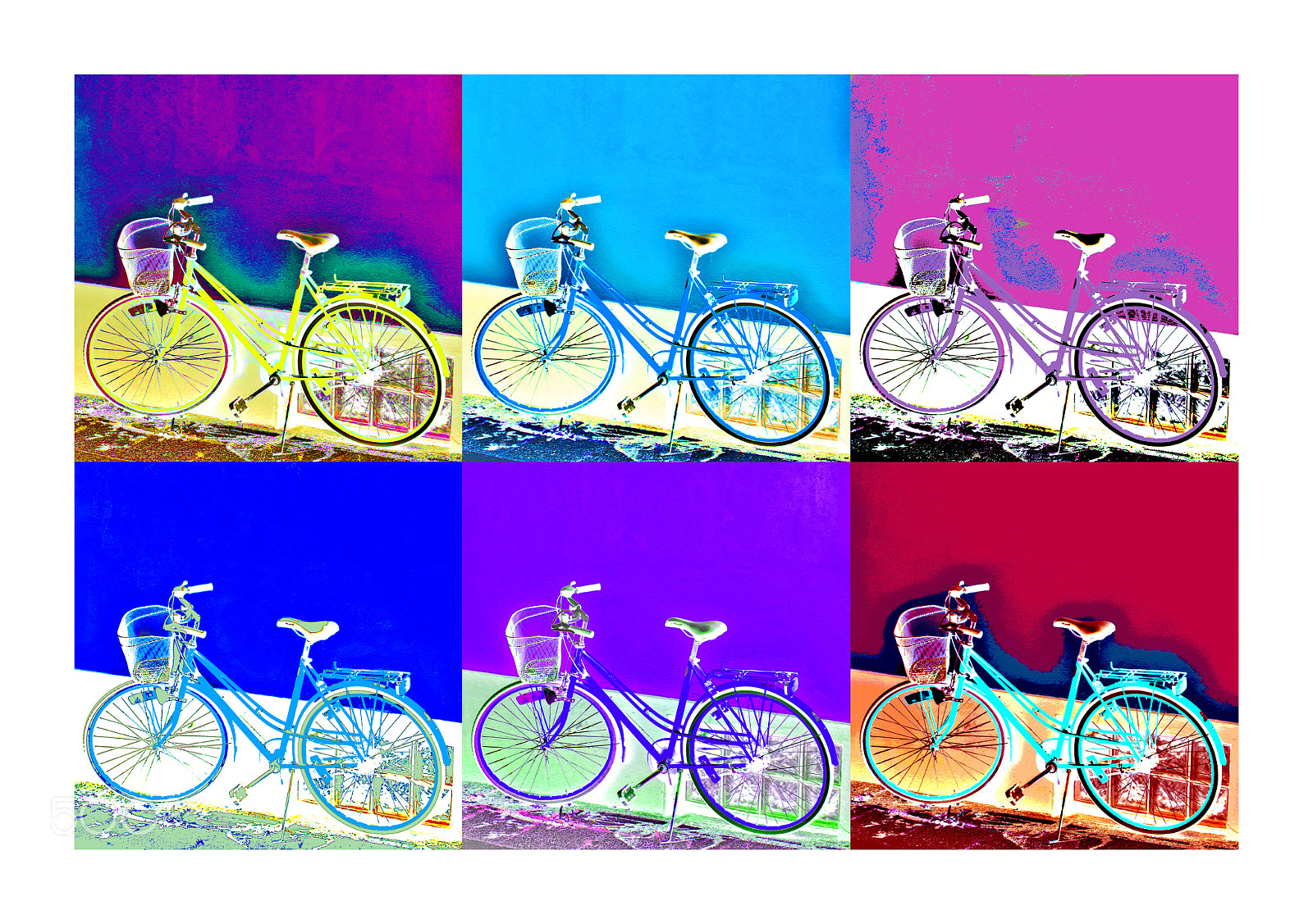 Olympus E-520 (EVOLT E-520) sample photo. Andy warhol's bicycle photography