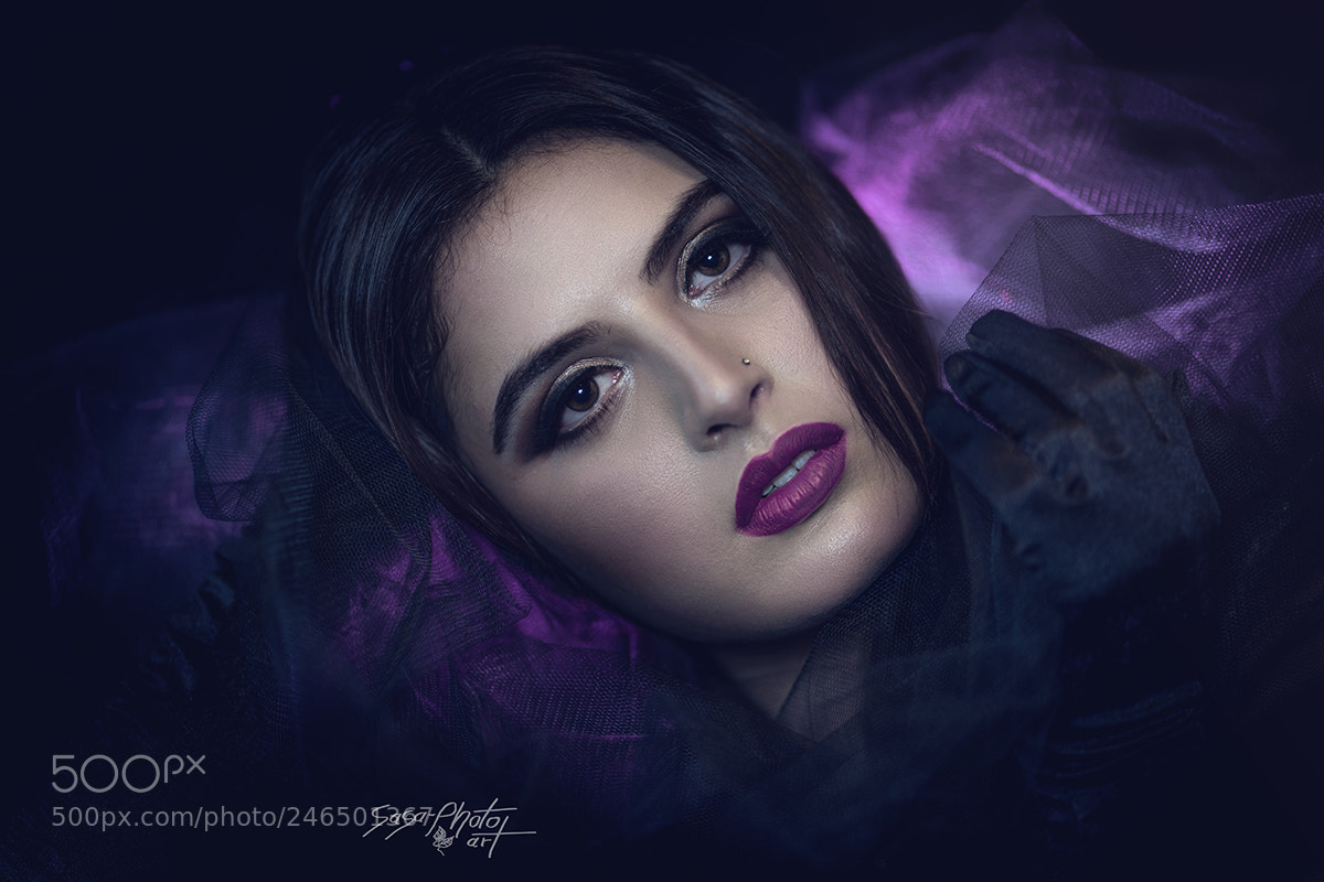 Sony a7 II sample photo. Beauty in purple photography