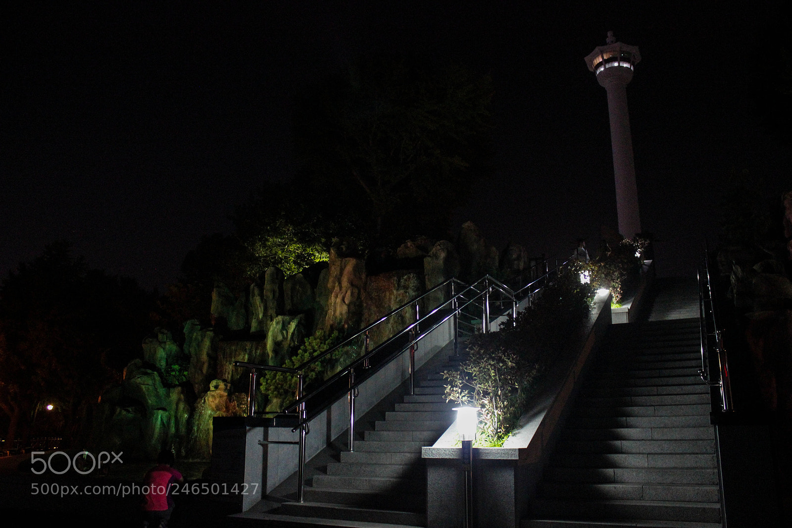 Canon EOS 600D (Rebel EOS T3i / EOS Kiss X5) sample photo. Busan tower at night photography
