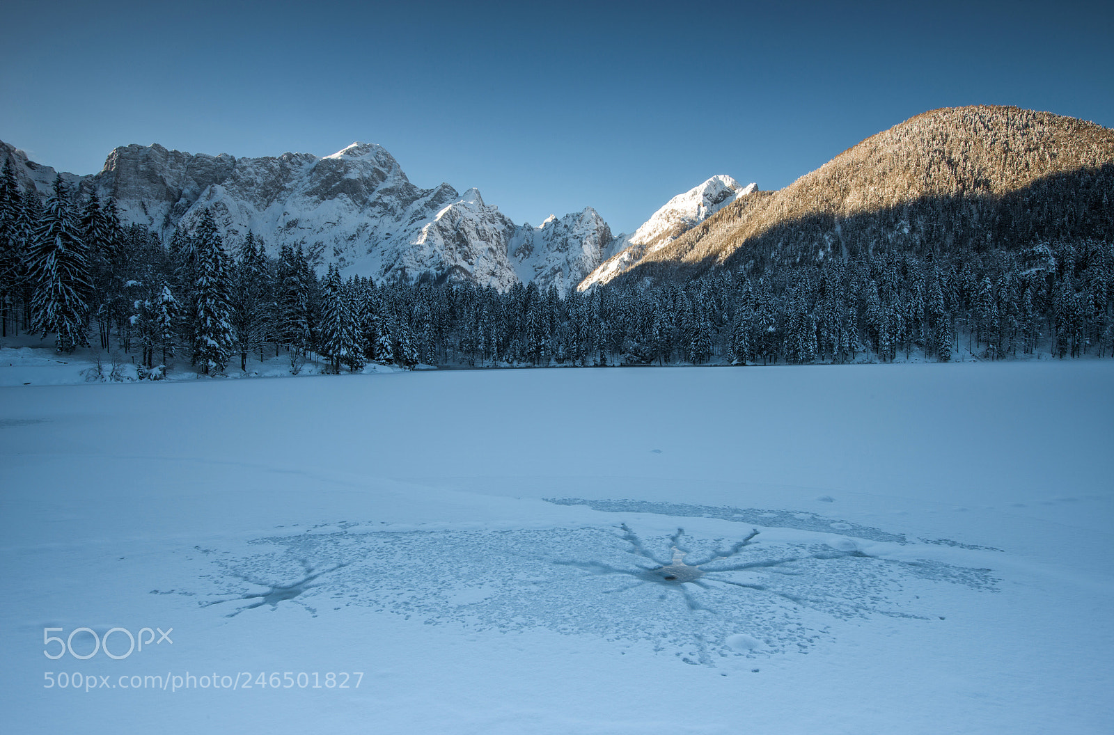 Nikon D800 sample photo. Frozen lake photography