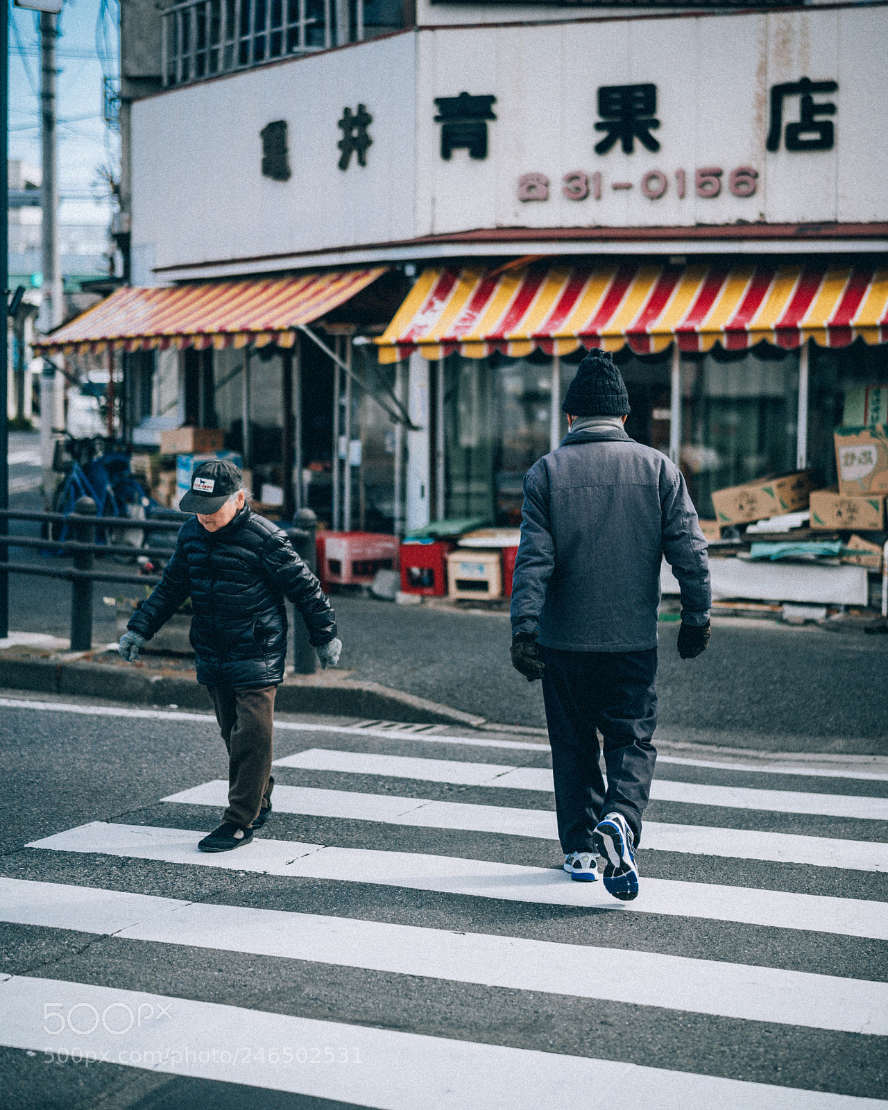 Sony a7R III sample photo. Aged people's walk photography