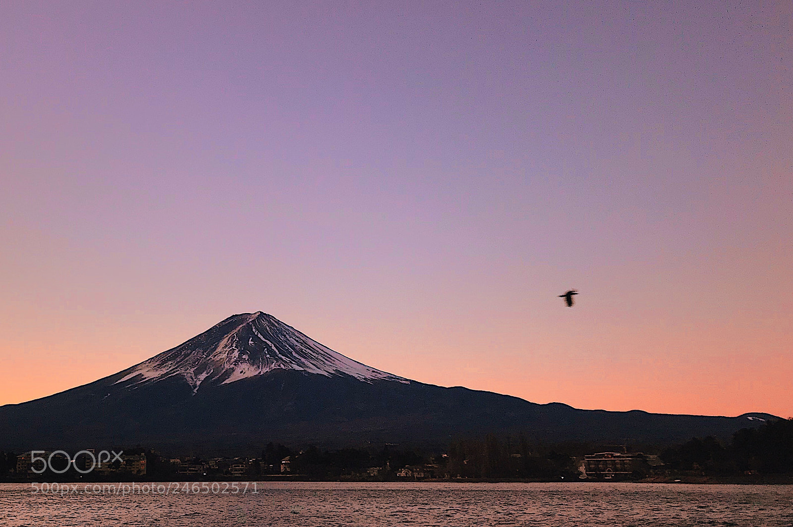 Apple iPhone 7 sample photo. Asa no fujisan dawn photography