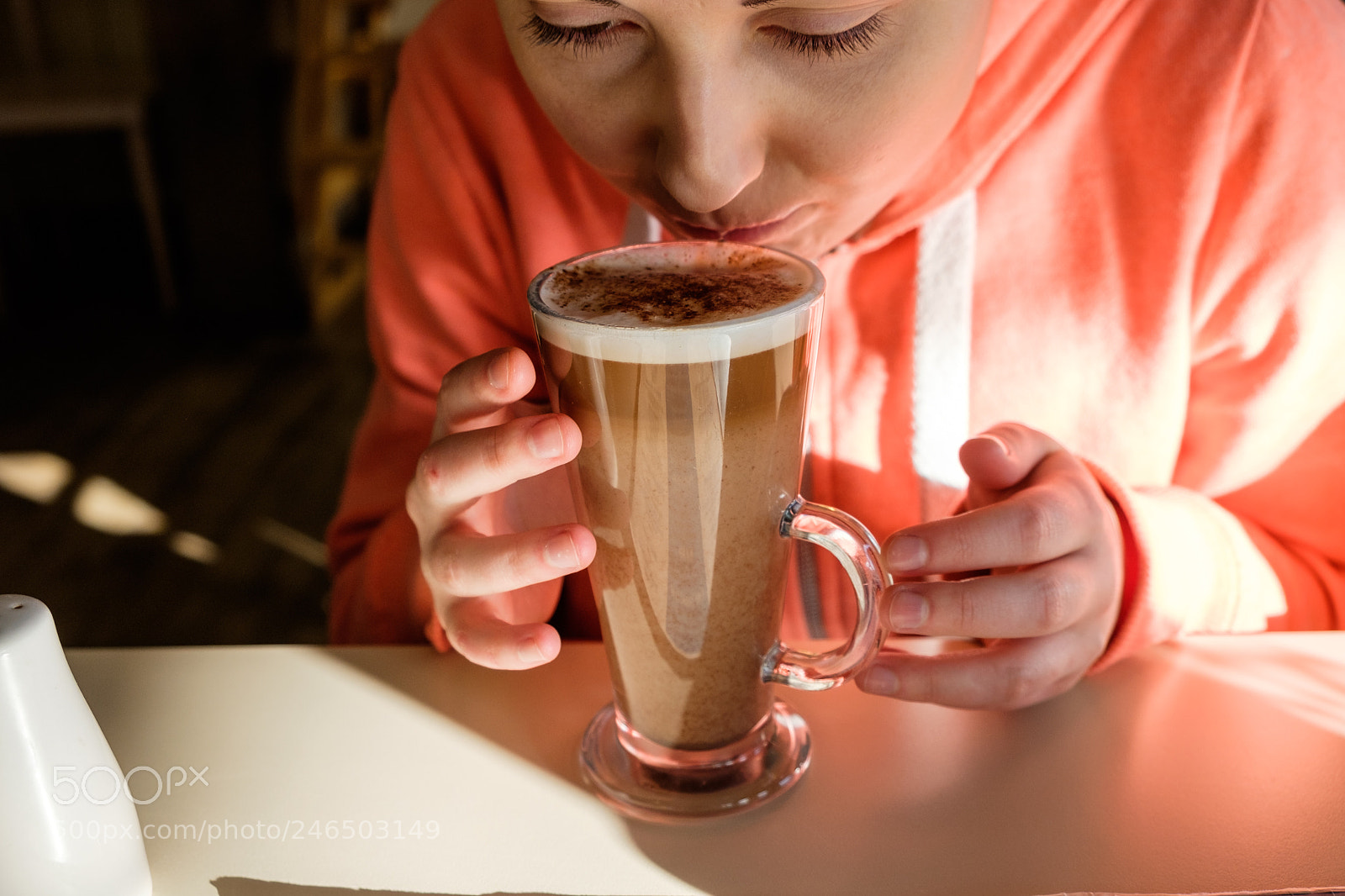 Fujifilm X-T1 sample photo. Hot coffee, cold day photography