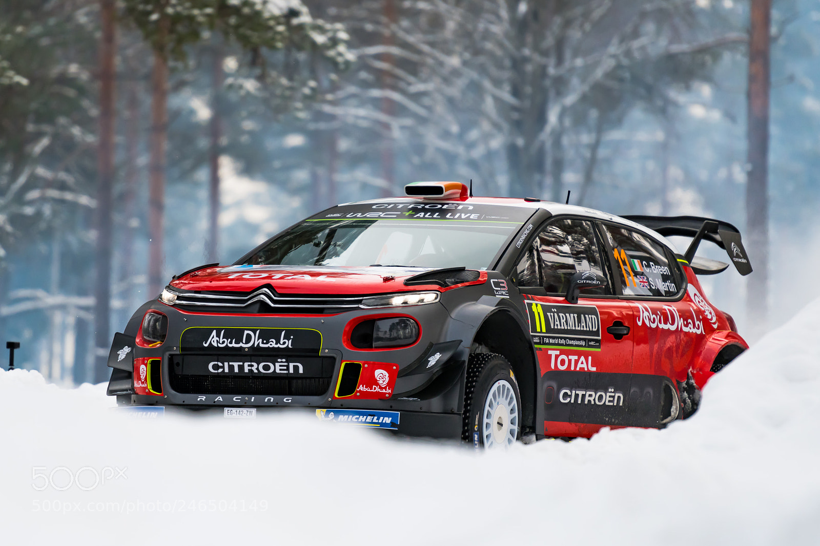 Nikon D850 sample photo. Rally sweden 2018 - wrc photography