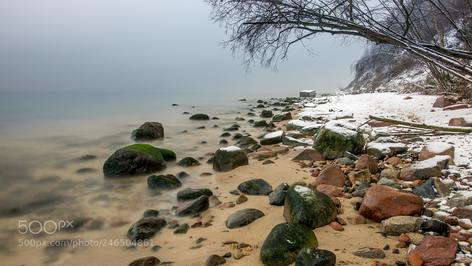 Sony ILCA-77M2 sample photo. Plaża zimą photography