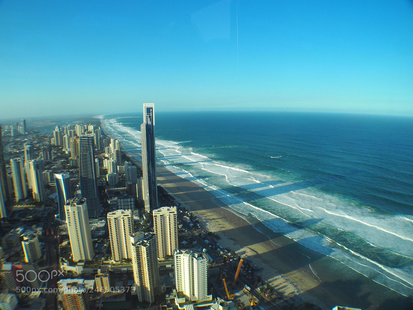 Olympus OM-D E-M10 II sample photo. Skypoint observatory deck goldcoast photography