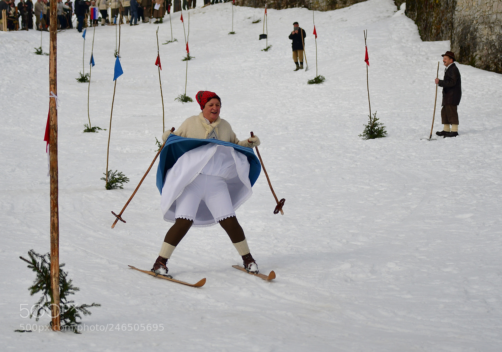 Nikon D500 sample photo. Old-fashioned skiing photography