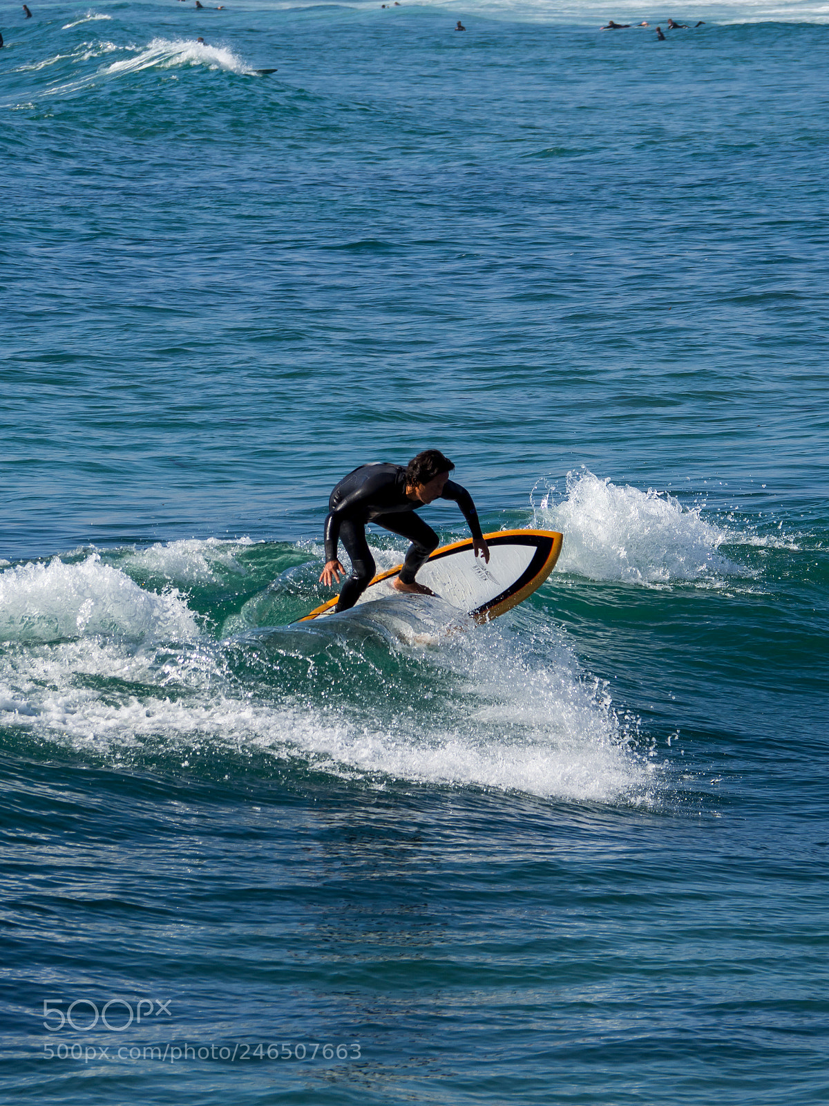 Olympus OM-D E-M10 II sample photo. Surfer morro bay photography