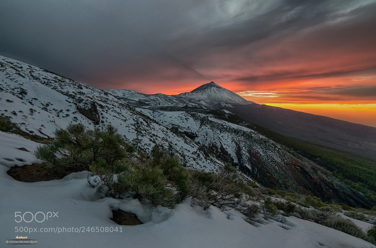 Nikon D800 sample photo. Sombra del teide photography