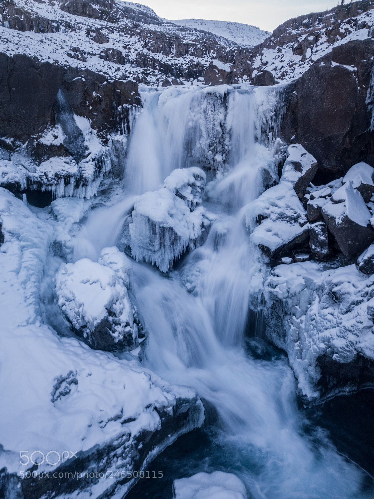 DJI FC220 sample photo. Sveinsstekksfoss photography