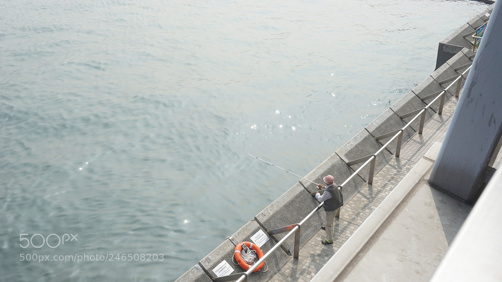 Sony a6000 + Sony E 18-50mm F4-5.6 sample photo. Fishing man photography