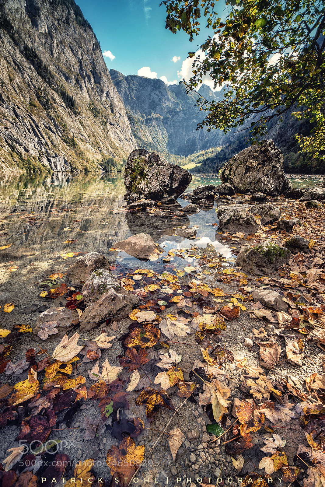 Pentax K-1 sample photo. Autumn in bavaria, obersee photography