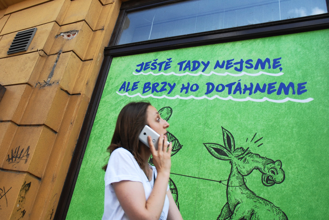 Nikon D200 sample photo. People in prague photography