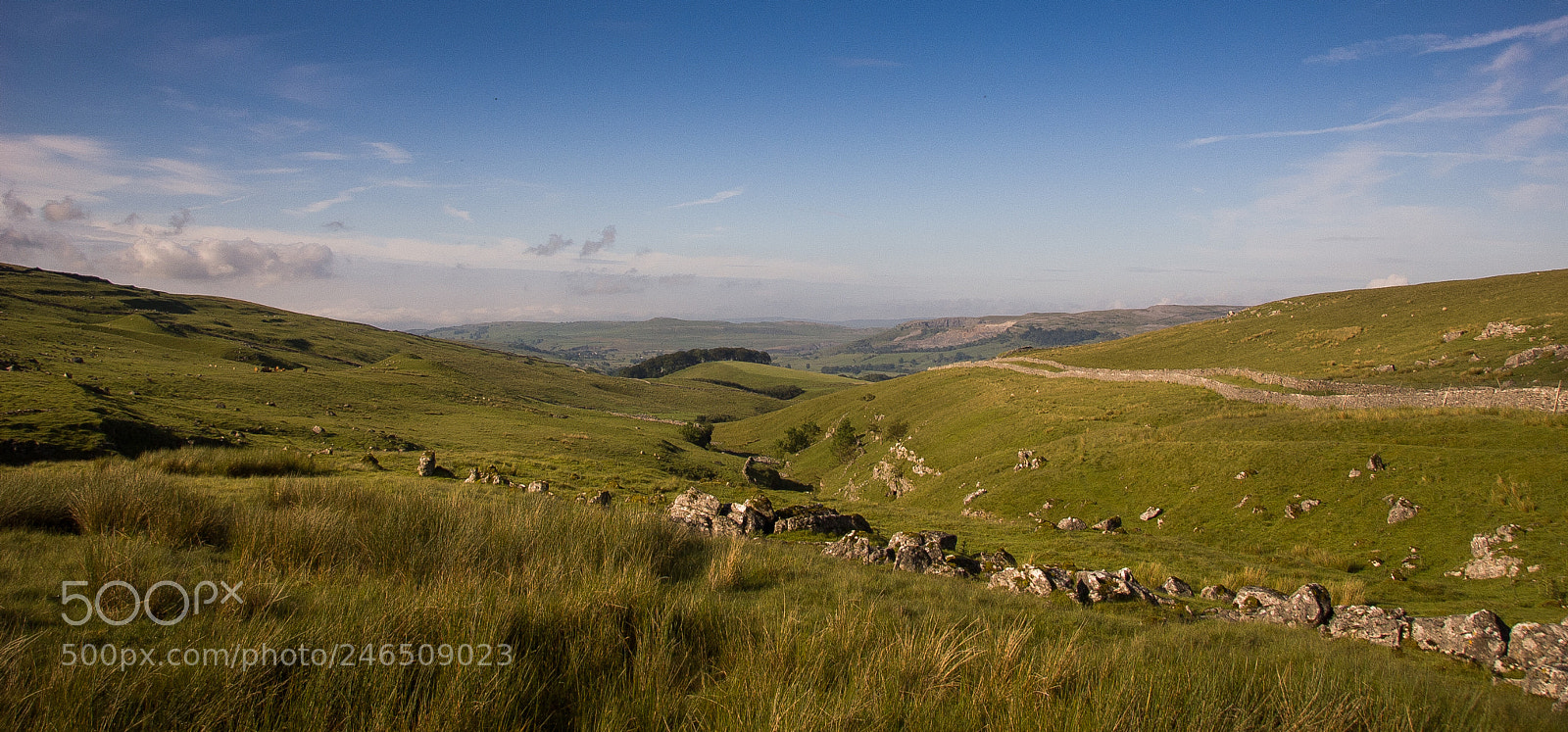 Nikon D50 sample photo. Valley on pen-y-ghent photography