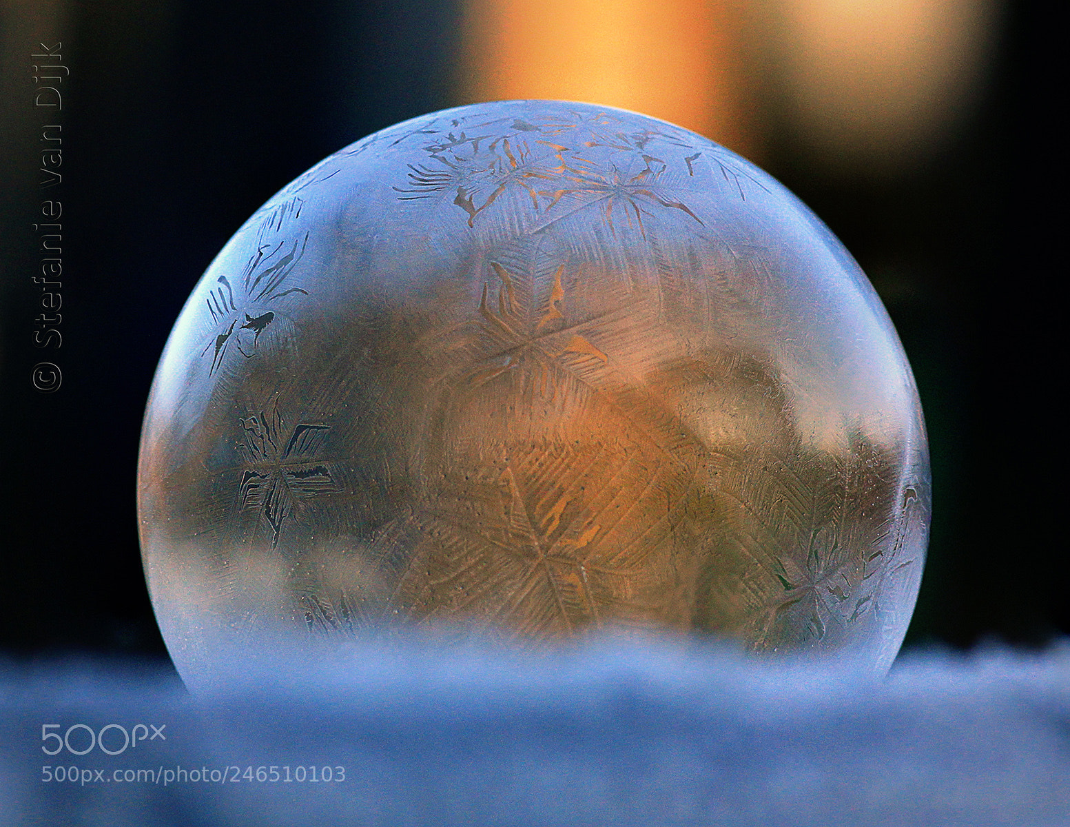 Canon EOS 60D sample photo. Frozen bubble 01 photography