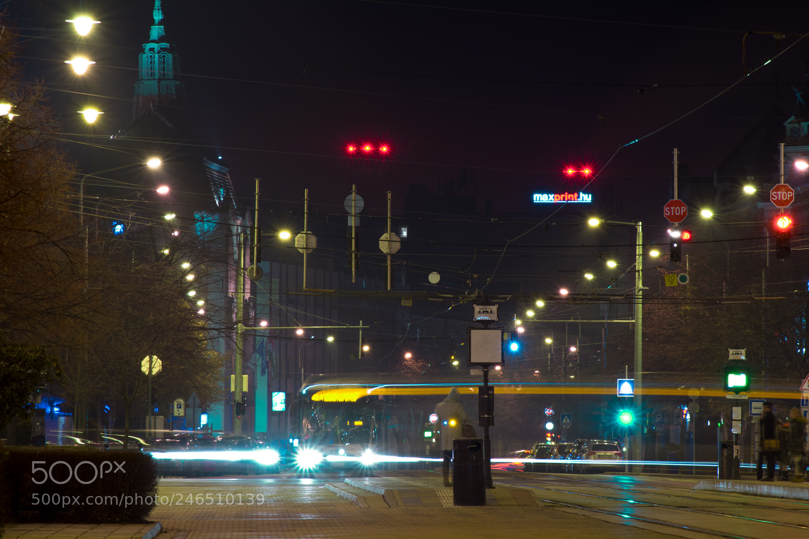 Nikon D3400 sample photo. Downtown traffic photography