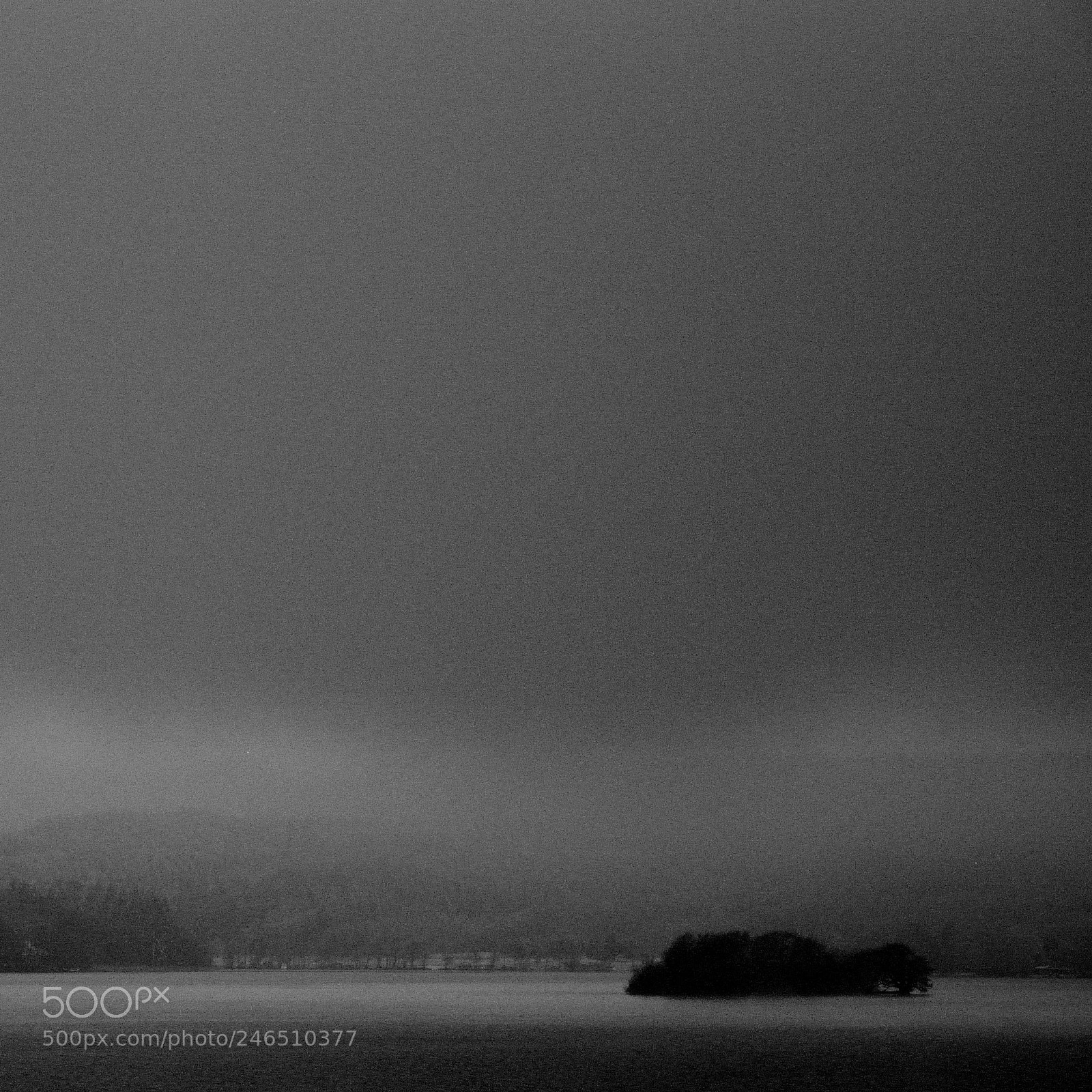 Nikon D5200 sample photo. Island in fog photography