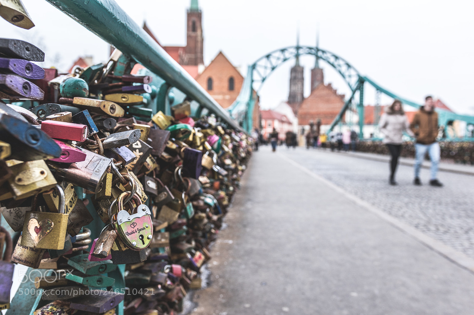 Canon EOS 7D Mark II sample photo. Lovers bridge photography