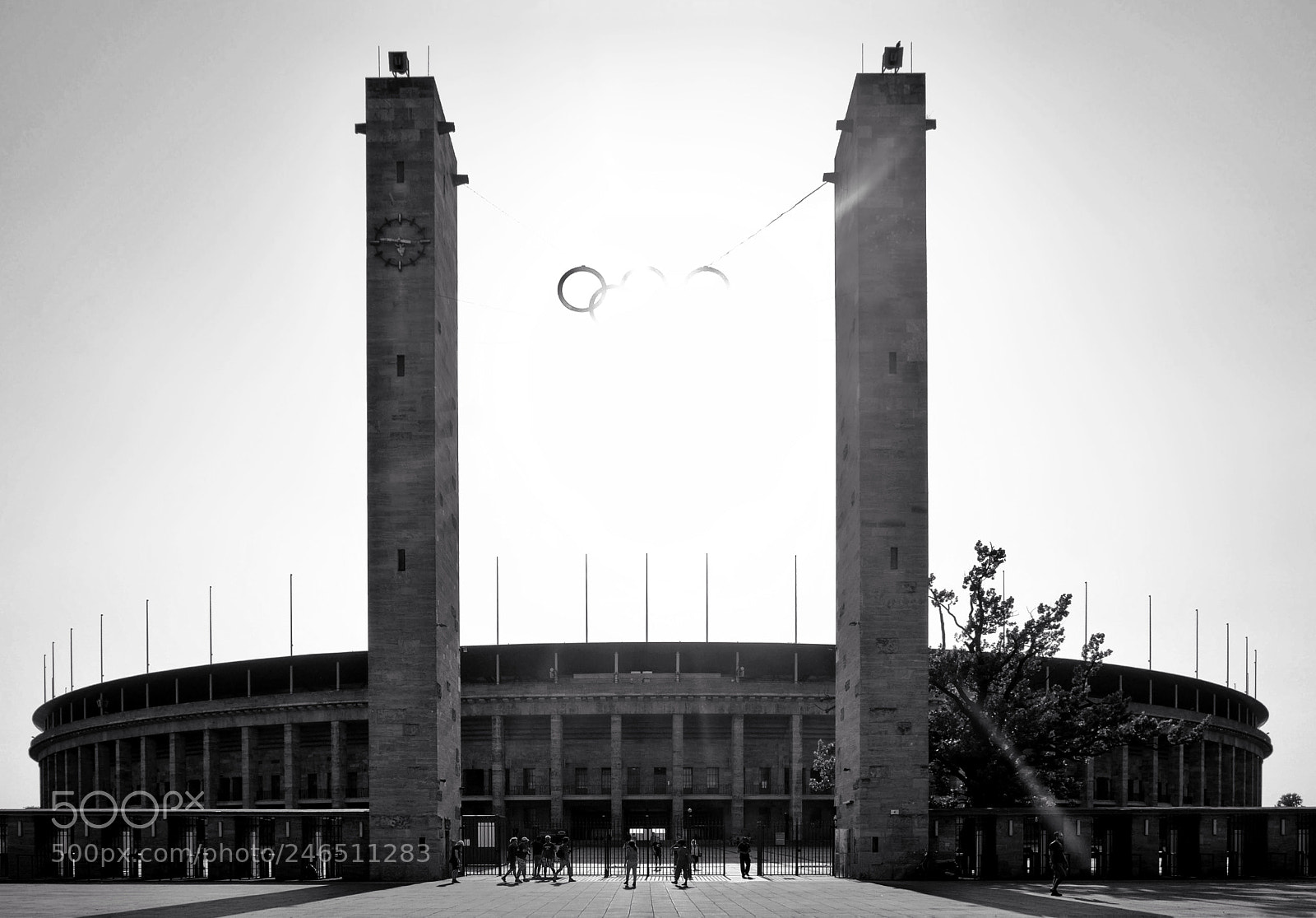 Fujifilm X-E1 sample photo. Olympiastadion photography