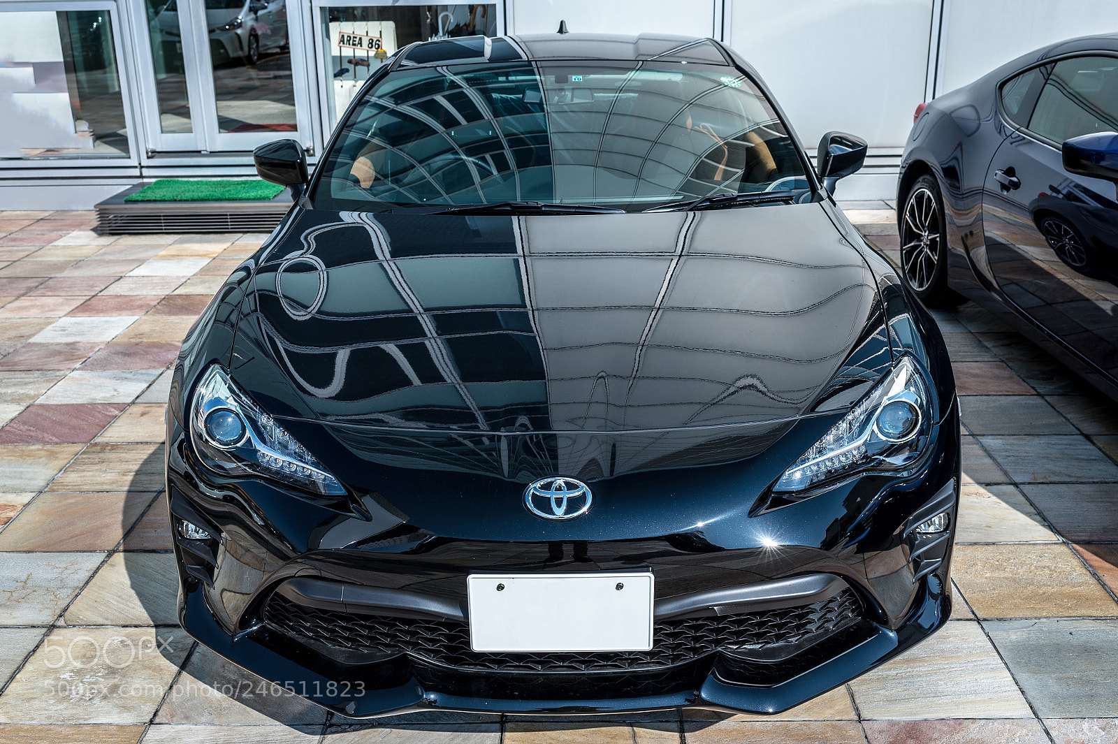 Nikon D4 sample photo. Toyota 86 black photography
