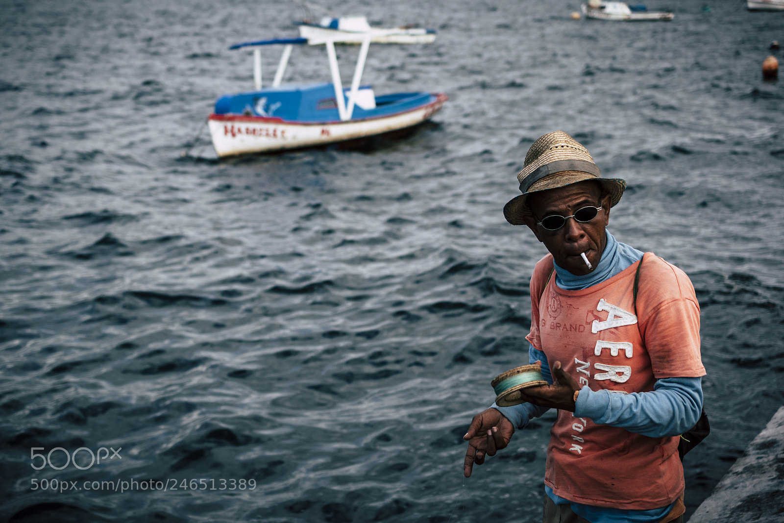 Nikon D5500 sample photo. Fishing man photography
