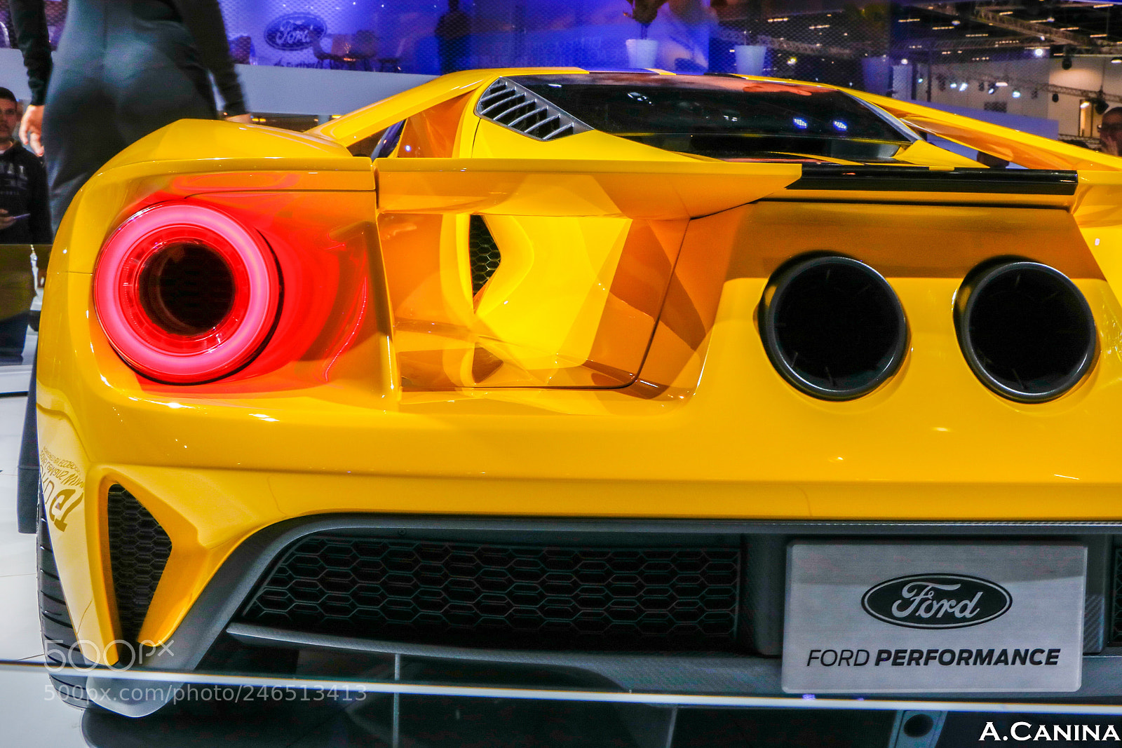 Canon EOS 760D (EOS Rebel T6s / EOS 8000D) sample photo. Ford gt taillights photography