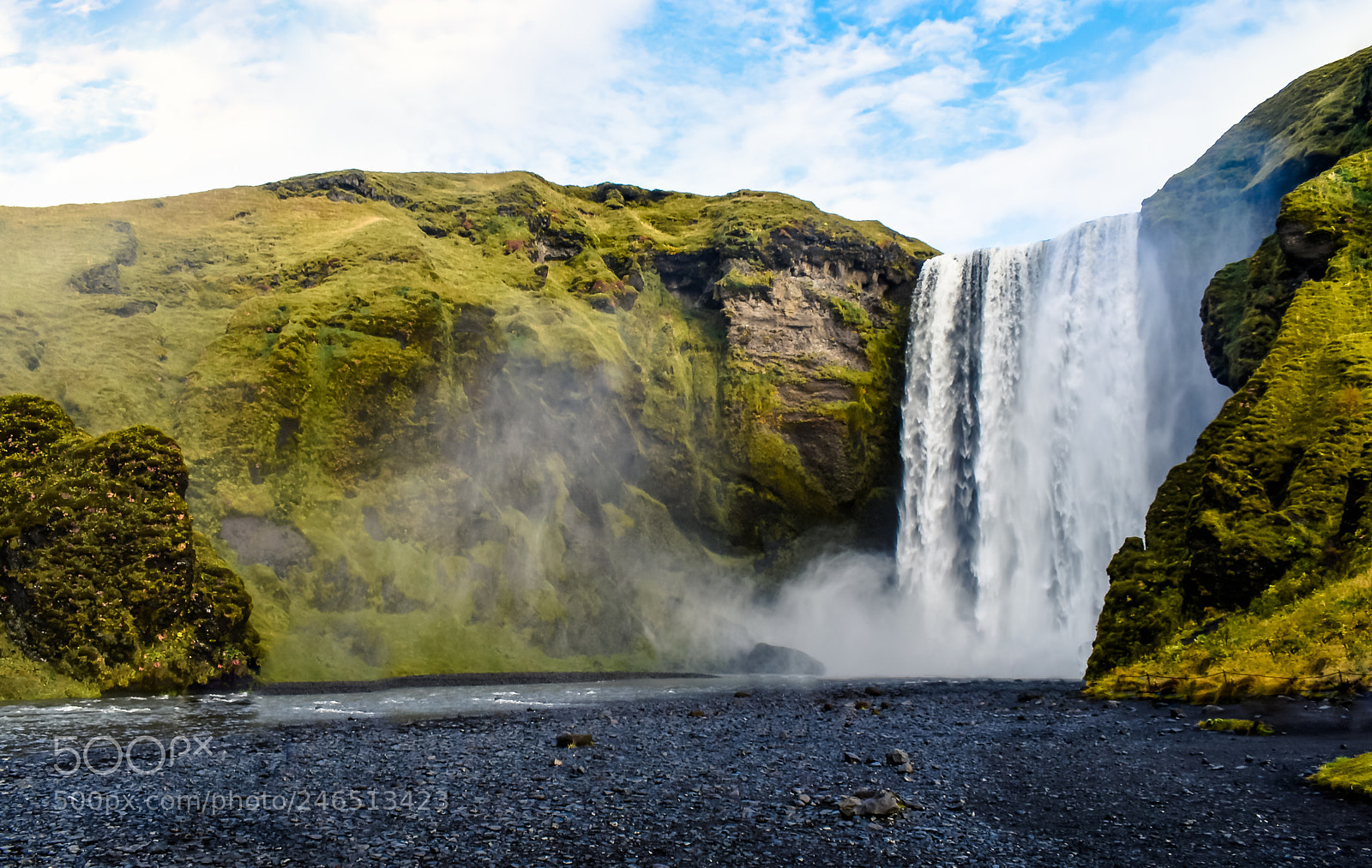 Nikon D5500 sample photo. Skógafoss waterfall photography