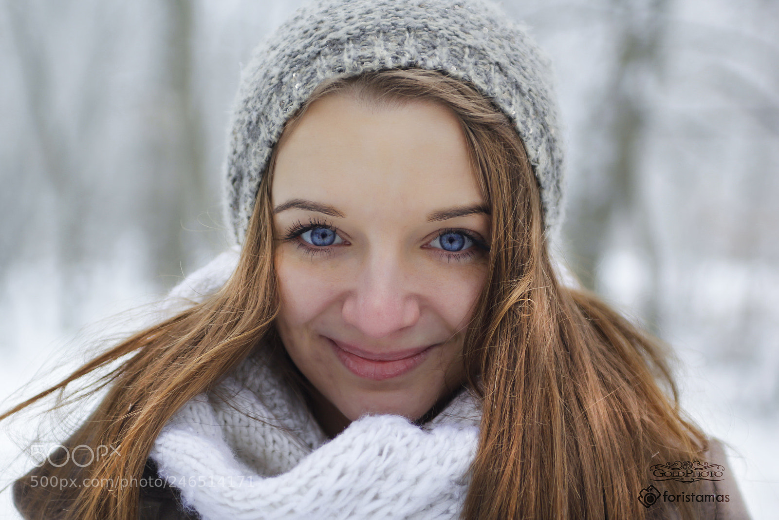 Canon EOS 60D sample photo. Winter portrait photography