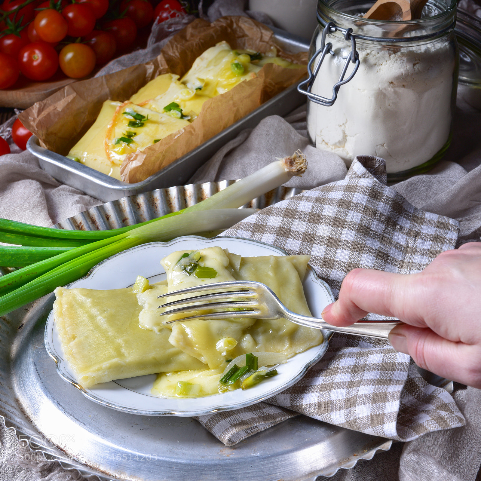 Nikon D810 sample photo. Swabian ravioli gratinated with photography