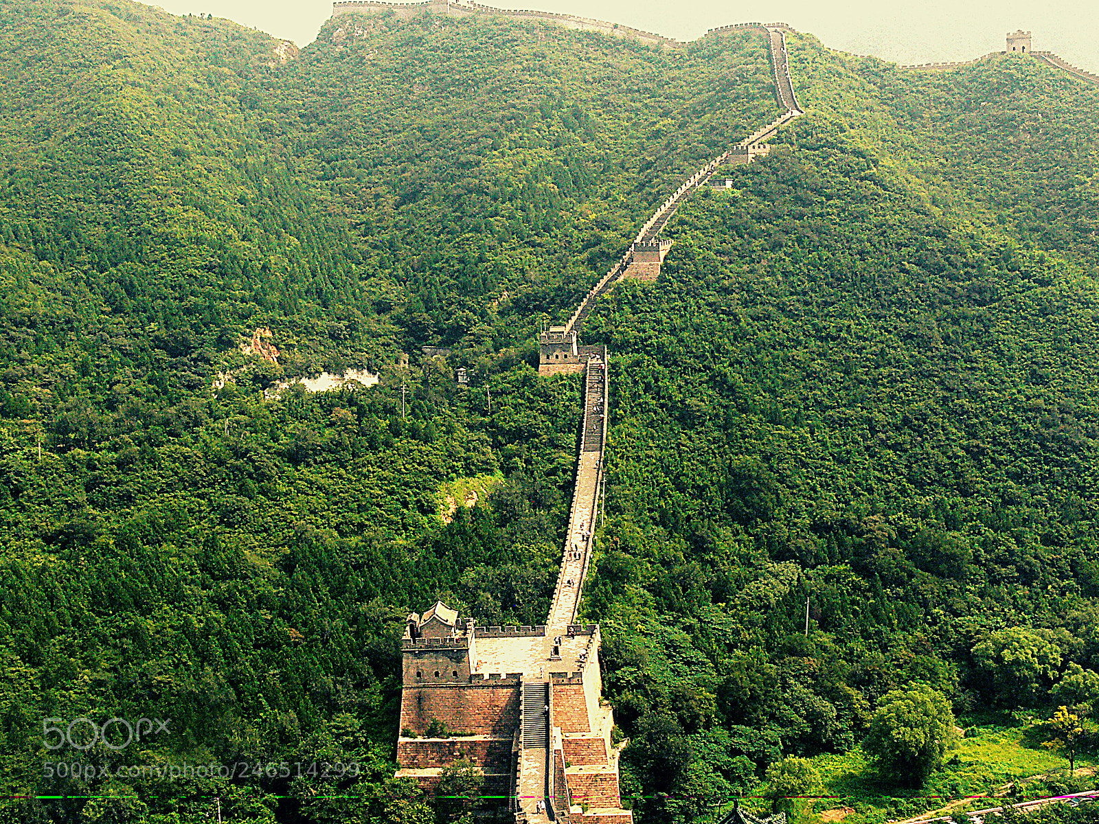 Panasonic DMC-FZ30 sample photo. The great wall photography