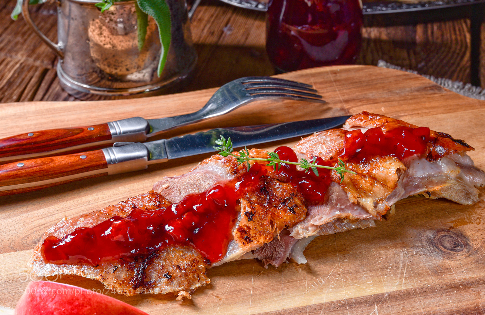 Nikon D810 sample photo. Fried duck breast with photography