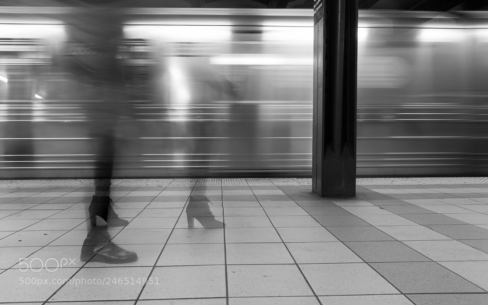 Nikon D90 sample photo. Ghost shoes and speeding photography
